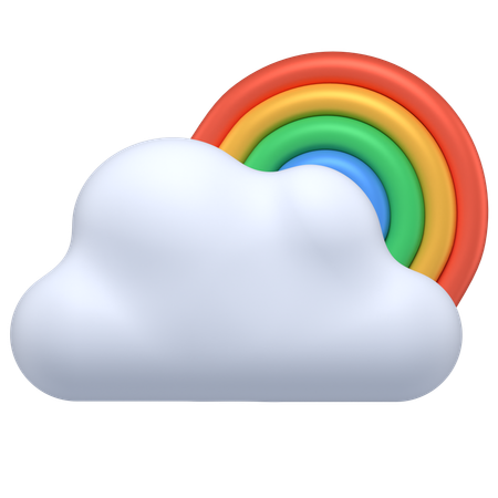 Rainbow  3D Icon