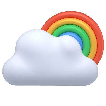 Rainbow  3D Icon