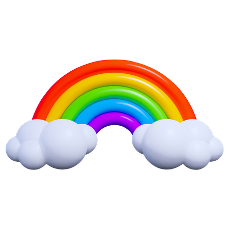 Rainbow  3D Icon