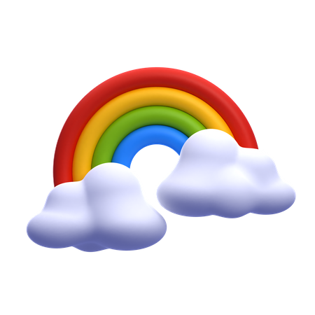 Rainbow  3D Icon