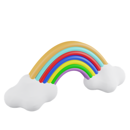 Rainbow  3D Icon