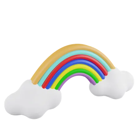 Rainbow  3D Icon