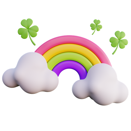 Rainbow  3D Icon