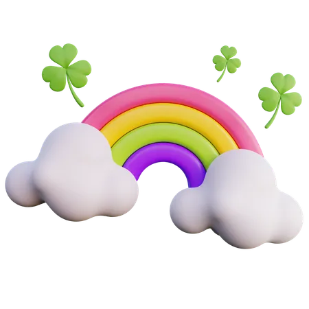 Rainbow  3D Icon