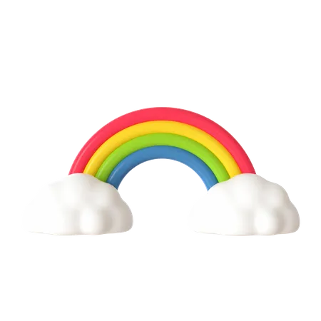 Rainbow  3D Icon