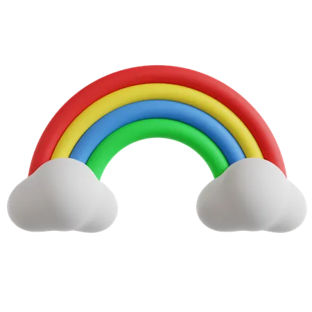 Rainbow  3D Icon