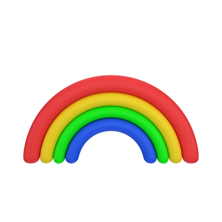 Rainbow  3D Icon