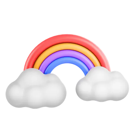 Rainbow  3D Icon