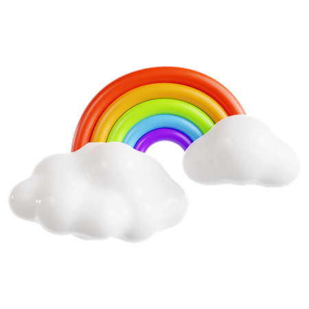 Rainbow  3D Icon