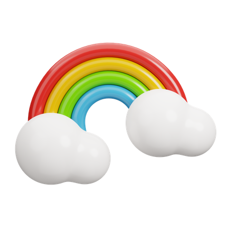 Rainbow  3D Icon