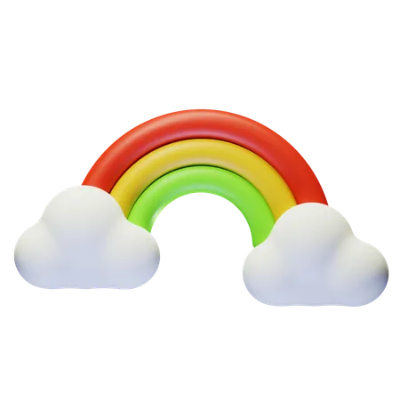 Rainbow  3D Icon