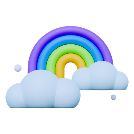 Rainbow  3D Icon