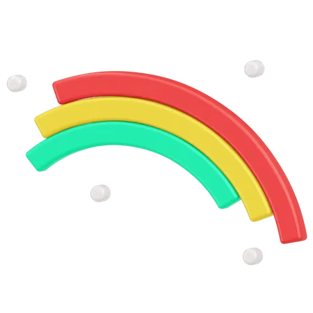 Rainbow  3D Icon