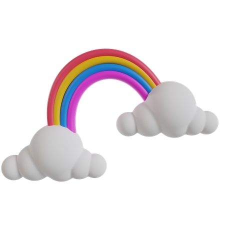 Rainbow  3D Icon