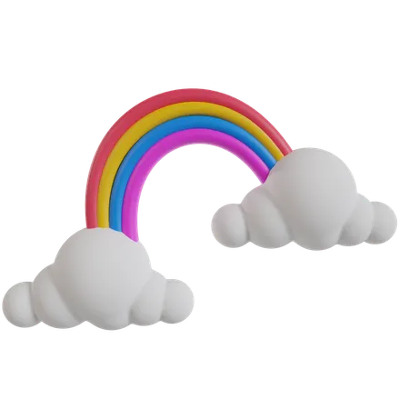 Rainbow  3D Icon