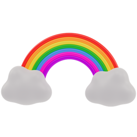 Rainbow  3D Icon