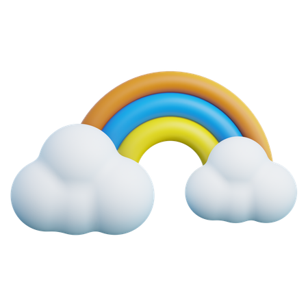 Rainbow  3D Icon