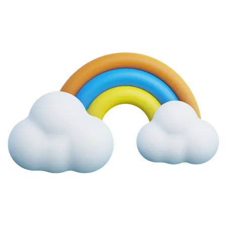 Rainbow  3D Icon
