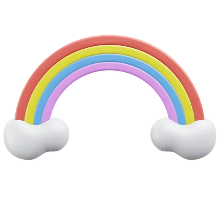 Rainbow  3D Icon