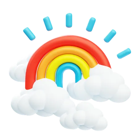 Rainbow  3D Icon