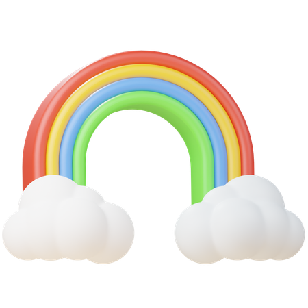 Rainbow  3D Icon