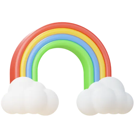 Rainbow  3D Icon