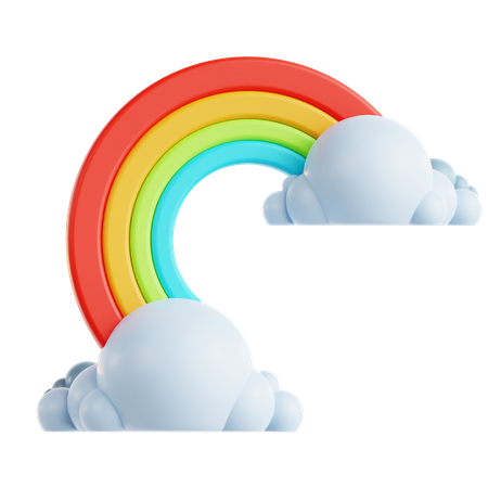 Rainbow  3D Icon