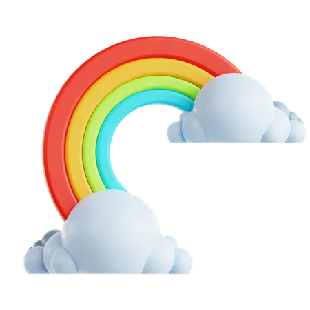 Rainbow  3D Icon