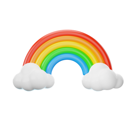 Rainbow  3D Icon