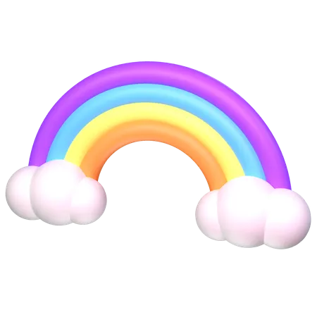 Rainbow  3D Icon