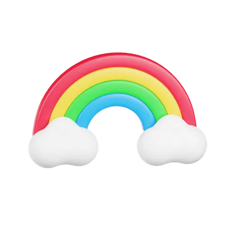 Rainbow  3D Icon