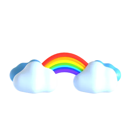 Rainbow  3D Icon