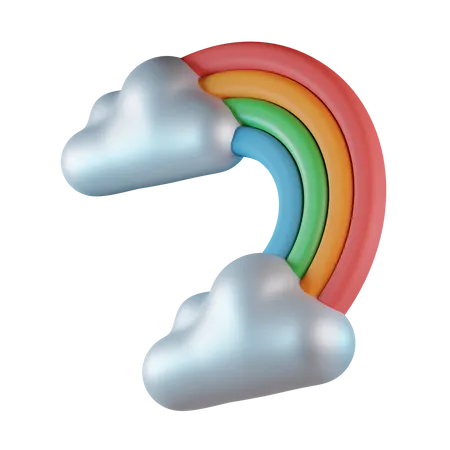 Rainbow  3D Icon