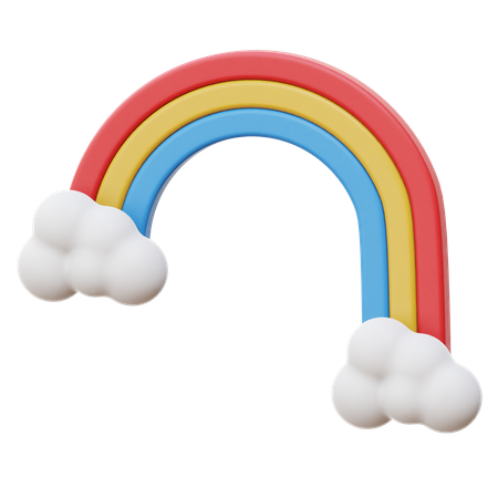 Rainbow  3D Icon