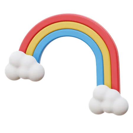 Rainbow  3D Icon