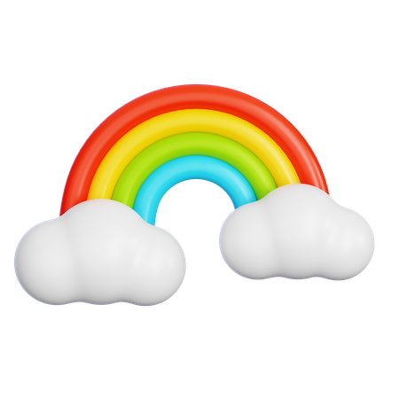 Rainbow  3D Icon