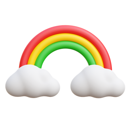 Rainbow  3D Icon