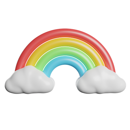 Rainbow  3D Icon