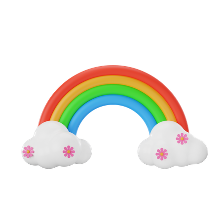 Rainbow  3D Icon