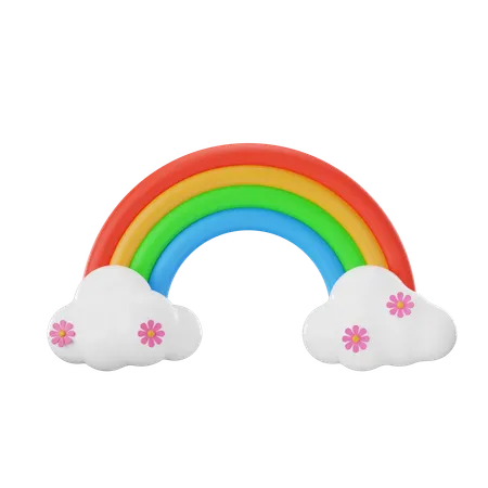 Rainbow  3D Icon