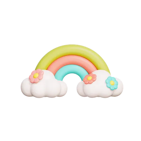 Rainbow  3D Icon