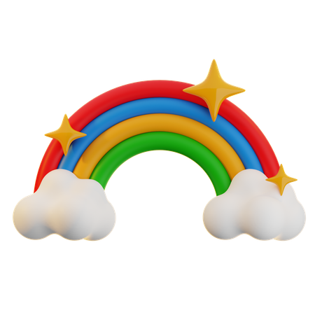 Rainbow  3D Icon