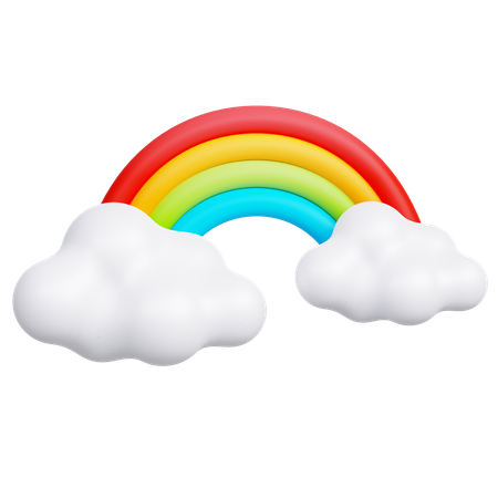 Rainbow  3D Icon