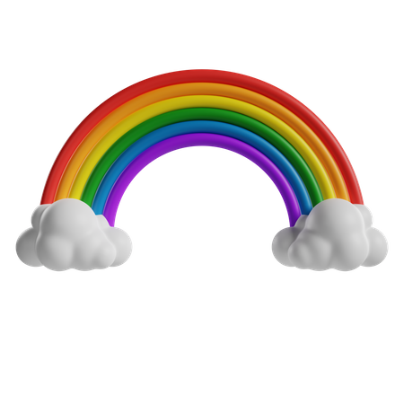 Rainbow  3D Icon