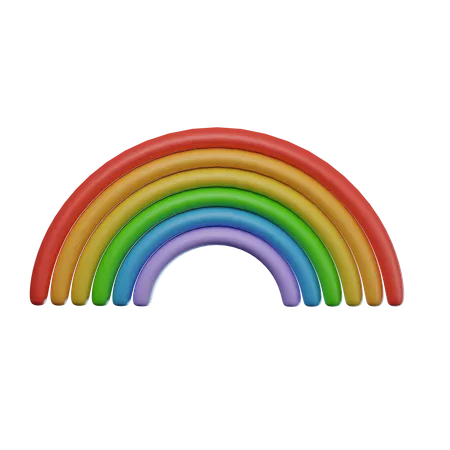 Rainbow  3D Icon