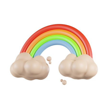 Rainbow  3D Icon