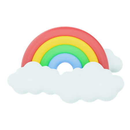 Rainbow  3D Icon