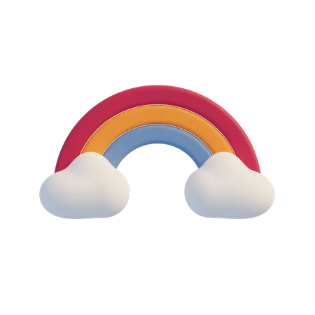 Rainbow  3D Icon