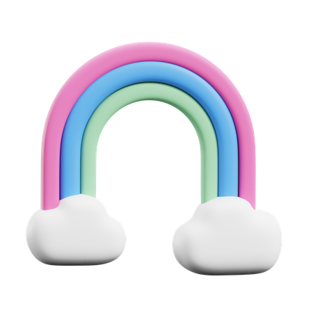 Rainbow  3D Icon