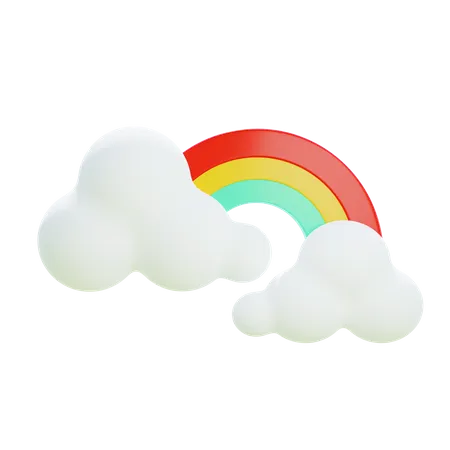 Rainbow  3D Icon